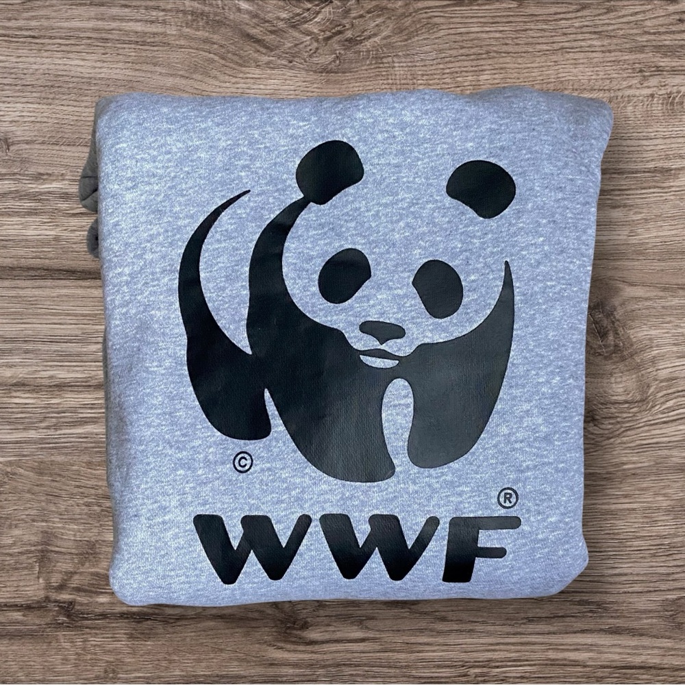 WWF Panda Logo Gray Hoodie